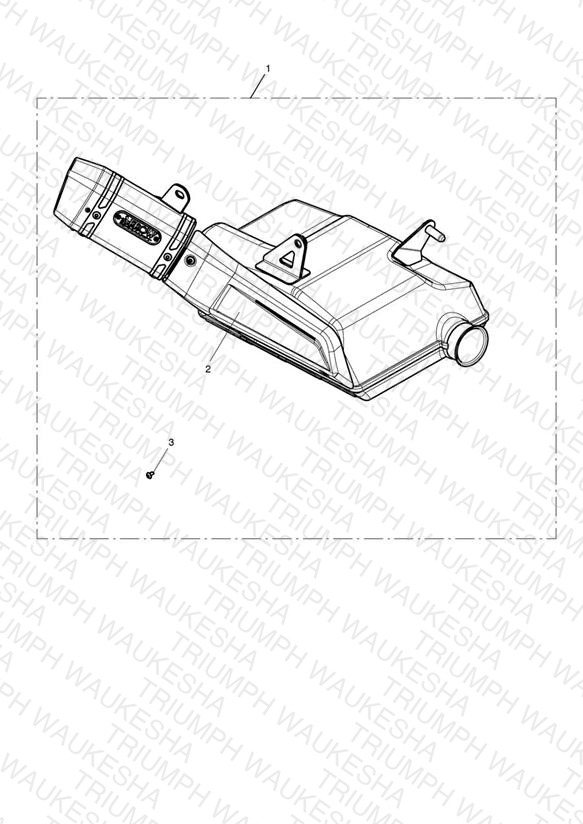 Silencer Assy, Arrow - US & UC Only