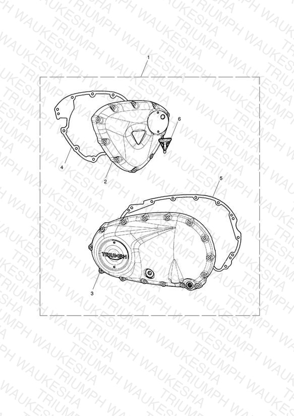 Engine Cover Kit, Brushed