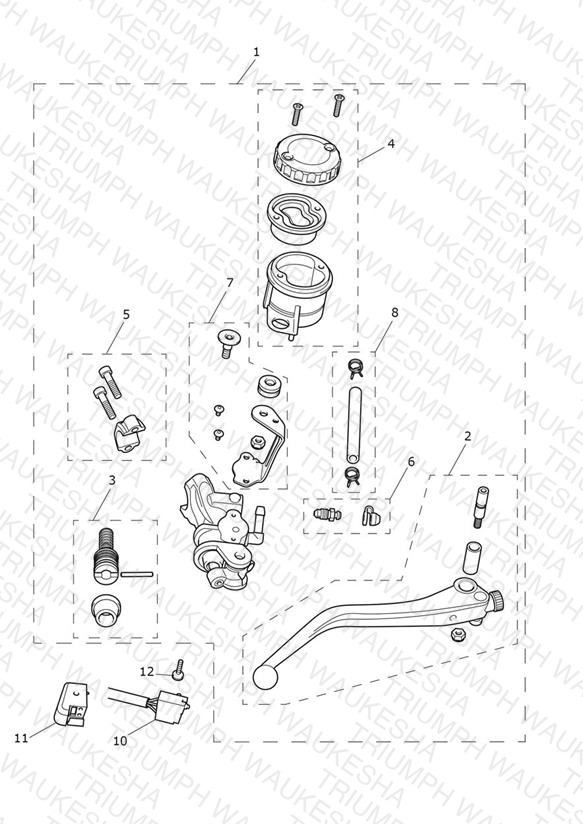 Front Brake Master Cylinder & Hoses
