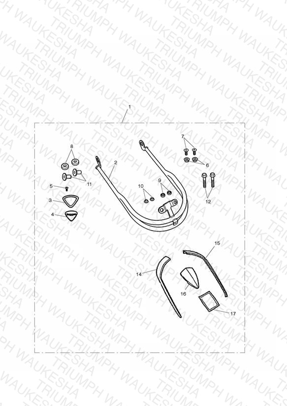 Front Fender Rail Kit