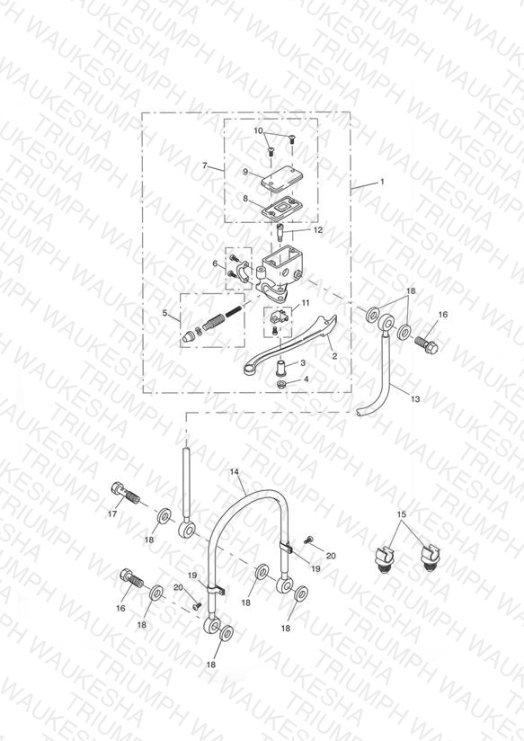 Front Brake Master Cylinder & Hoses