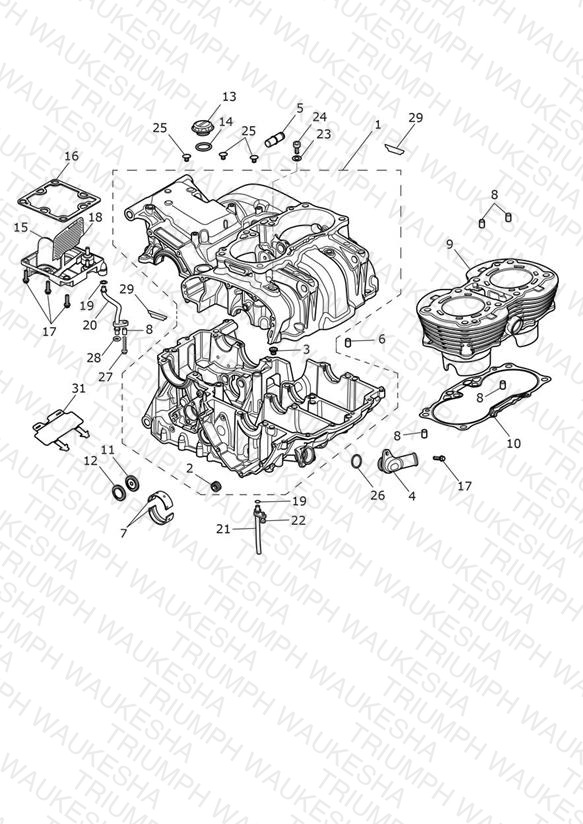 Crankcase & Fittings