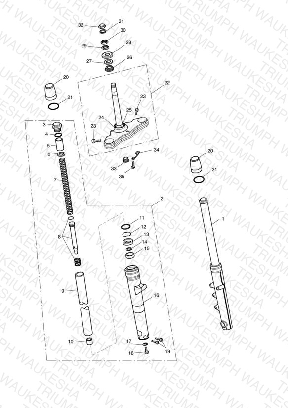 Front Forks & Lower Yoke 469051 >