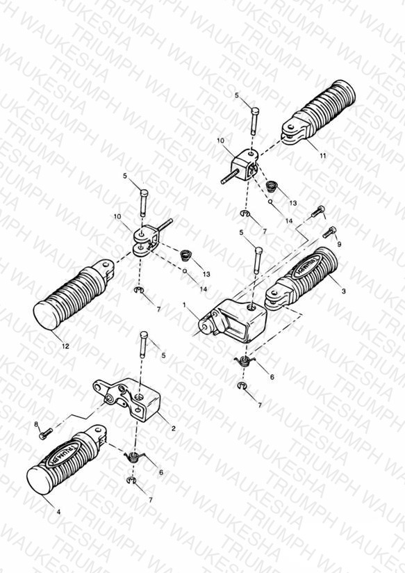 Footrests & Mountings