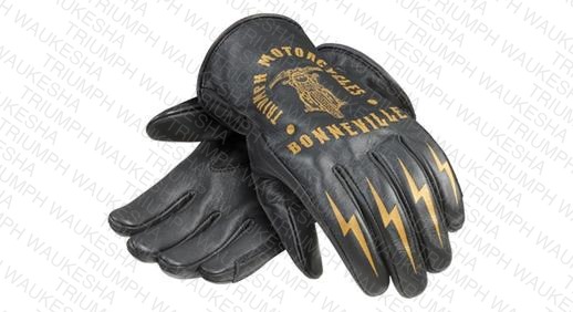 Bonneville Glove Black / Gold