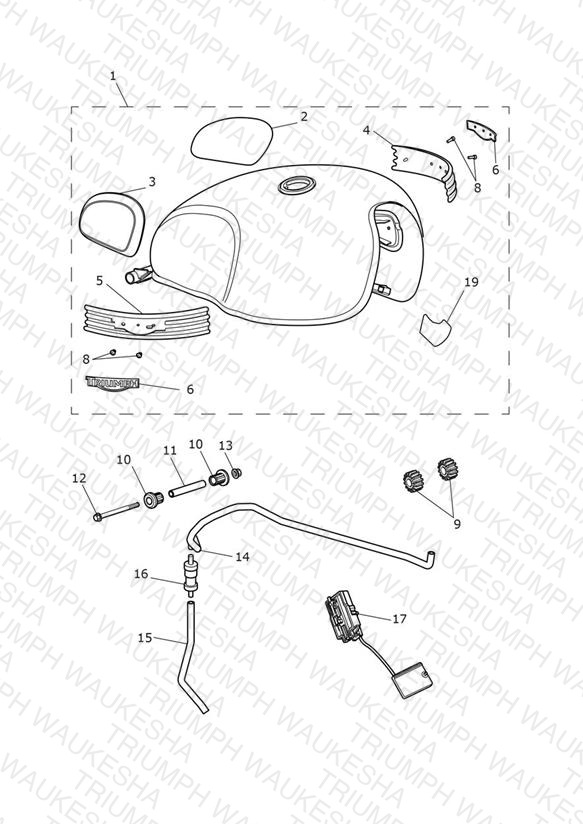 Fuel Tank - T120 Ace Only