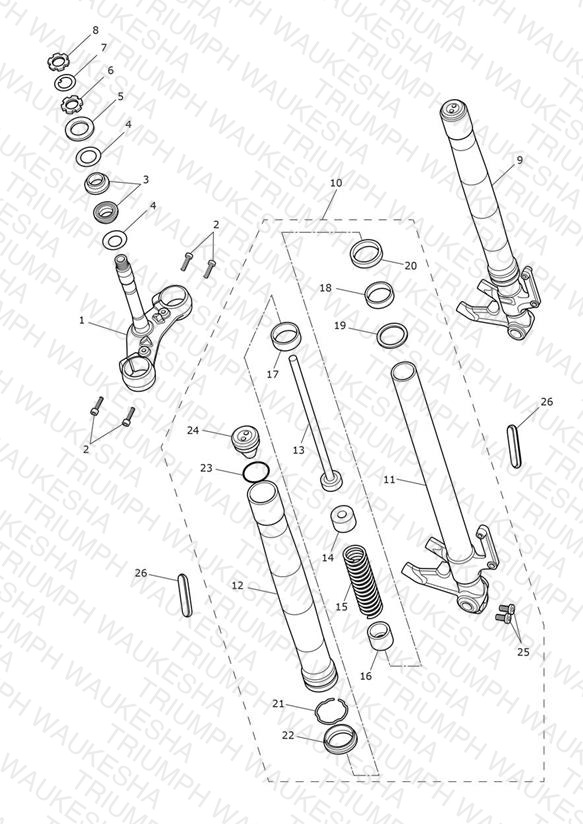 Front Forks & Lower Yoke
