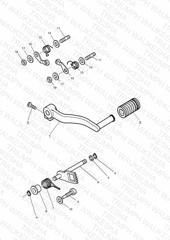 Gear Change Pedal