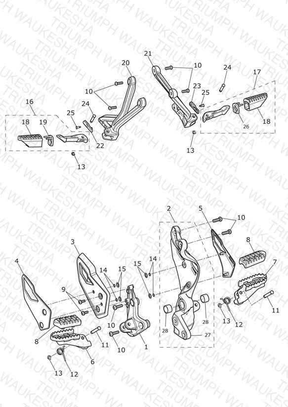 Footrests & Mountings