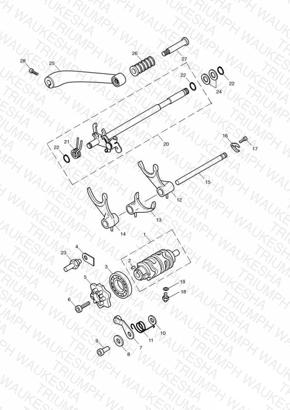 Gear Selectors & Pedal