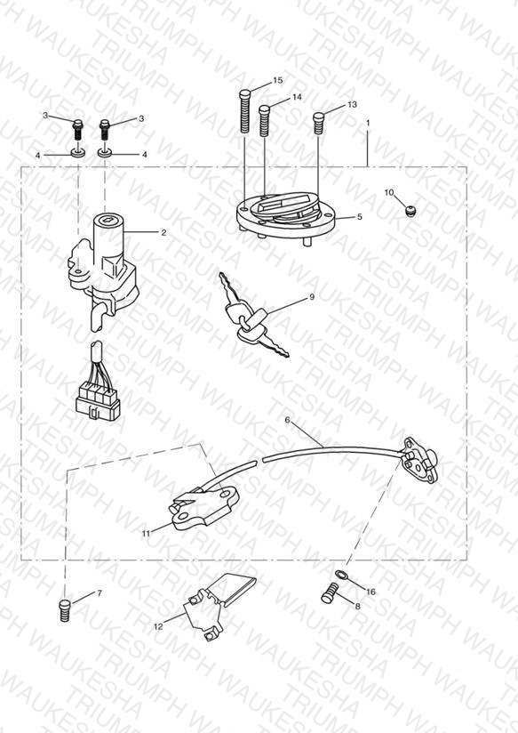 Ignition Switch/Seat Lock