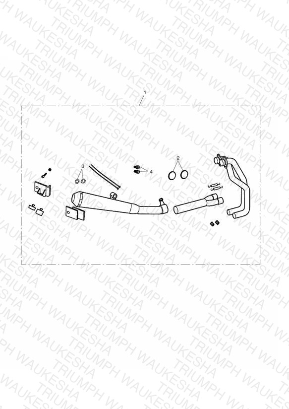 Exhaust System Assy, Arrow 2:1