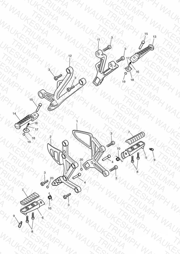 Footrests & Mountings