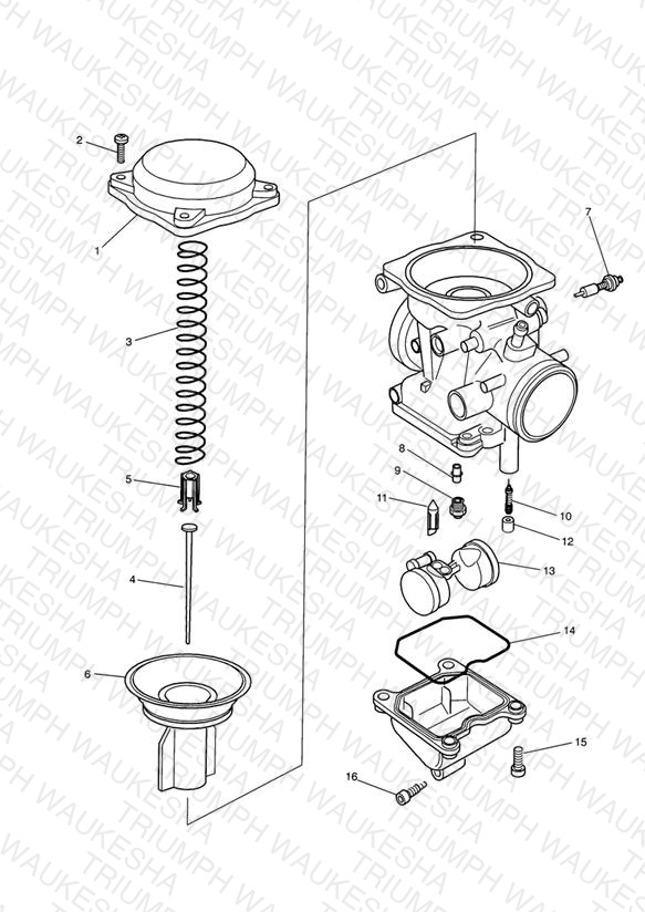 Carburettor Parts 3 Cyl (Carb Assy T1240650)