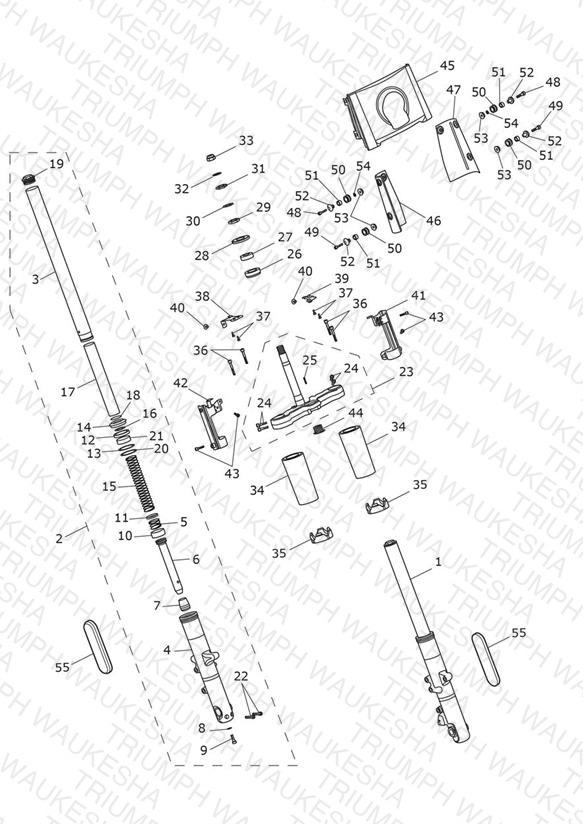 Front Forks & Lower Yoke