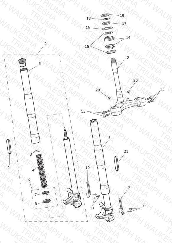 Front Forks & Lower Yoke