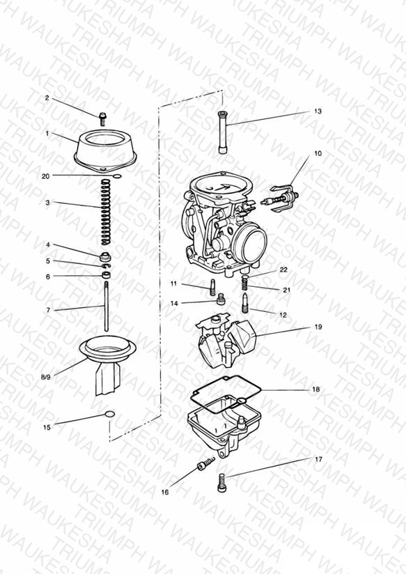 Carburettor Parts 3 Cyl (Carb assy T1240635)