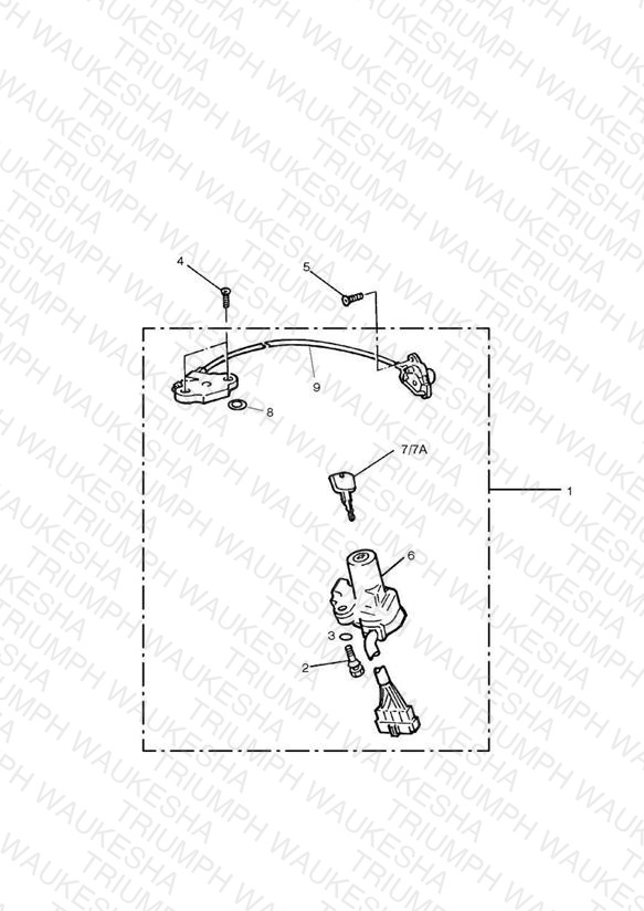 Ignition Switch/Seat Lock