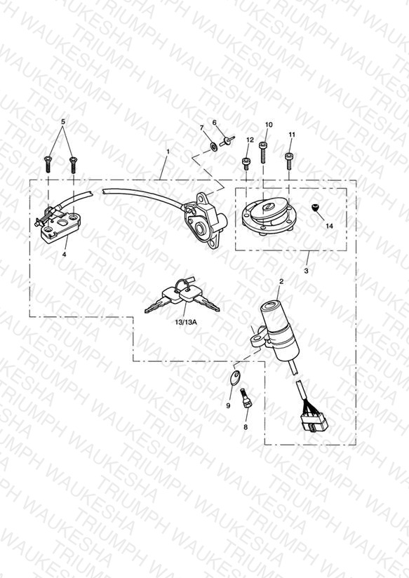 Ignition Switch & Lock Set