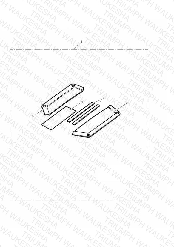 Rear Bodywork Finisher Kit, Coloured
