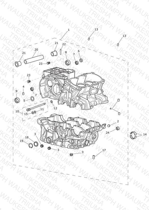 Crankcase & Fittings