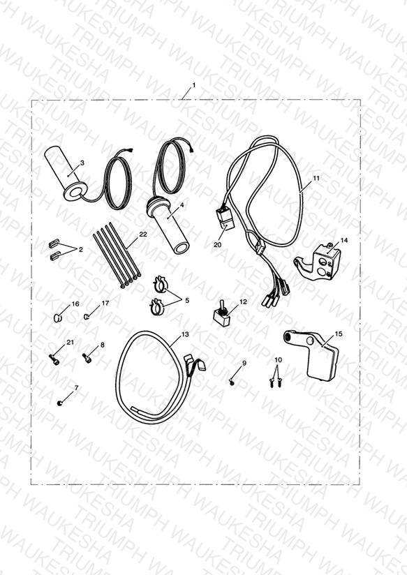 Heated Grip Kit - Roadster Only