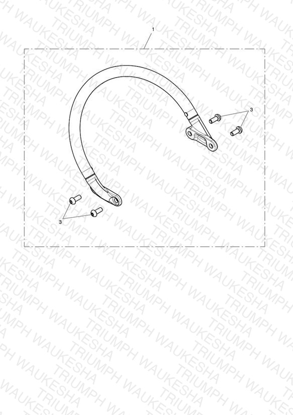 Grab Rail Kit, Chrome