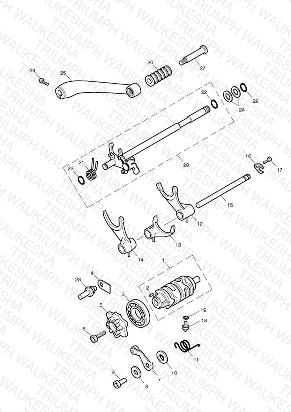 Gear Selectors & Pedal