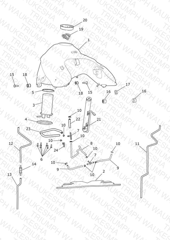 Fuel Tank, Fuel Pump & Fittings