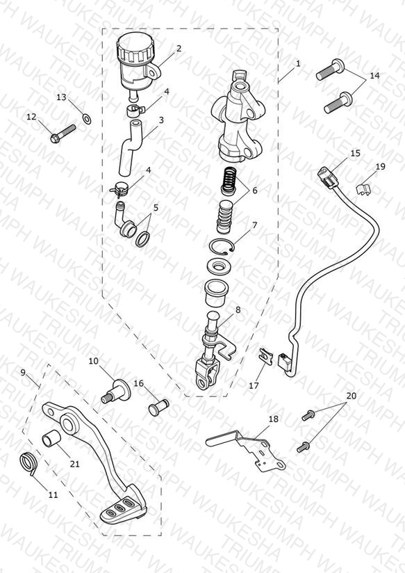 Rear Brake Master Cylinder