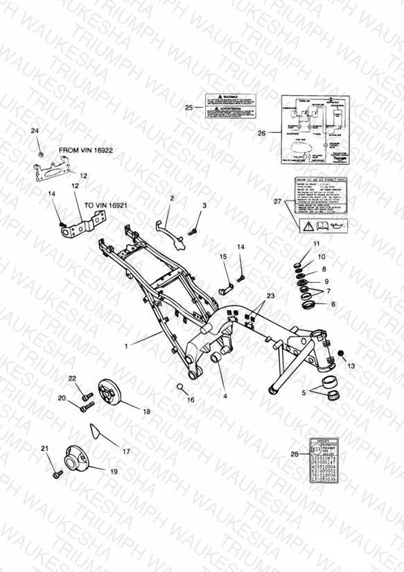 Main Frame & Fittings Sprint/Sprint Sport
