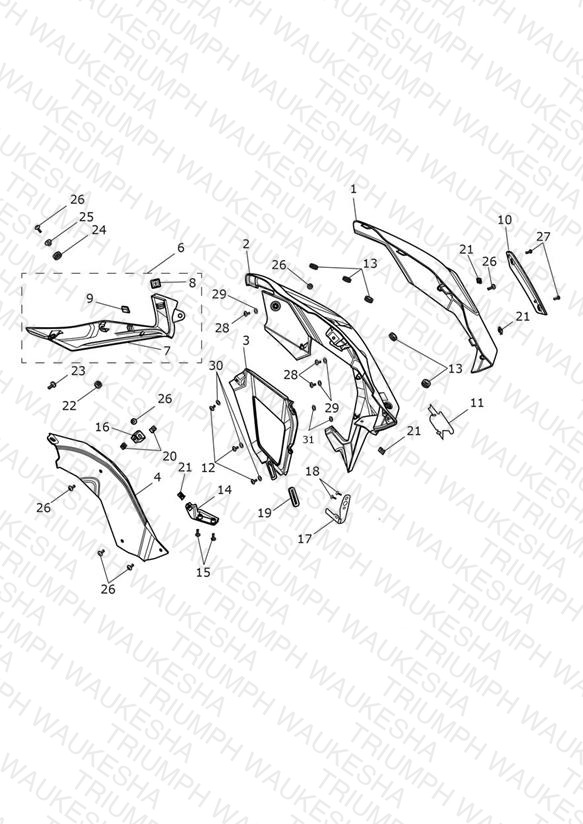 Fairings, LH