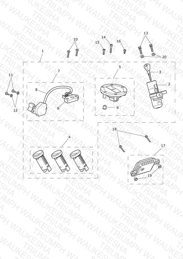 Ignition Switch & Lock Set