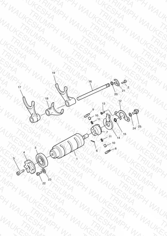Gear Selector Drum