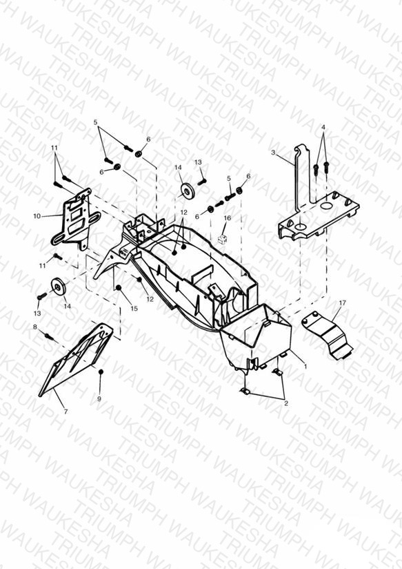 Rear Mudguard & Battery Box