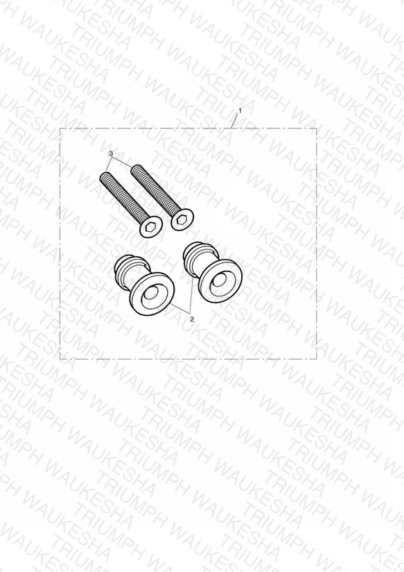 Anodised Paddock Stand Bobbins Kit, Black