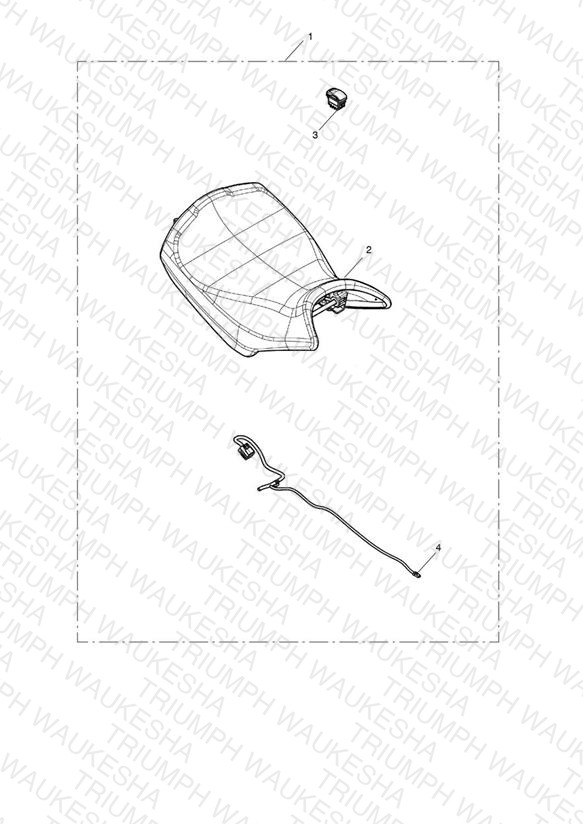 Rider Seat, Heated Kit, Low