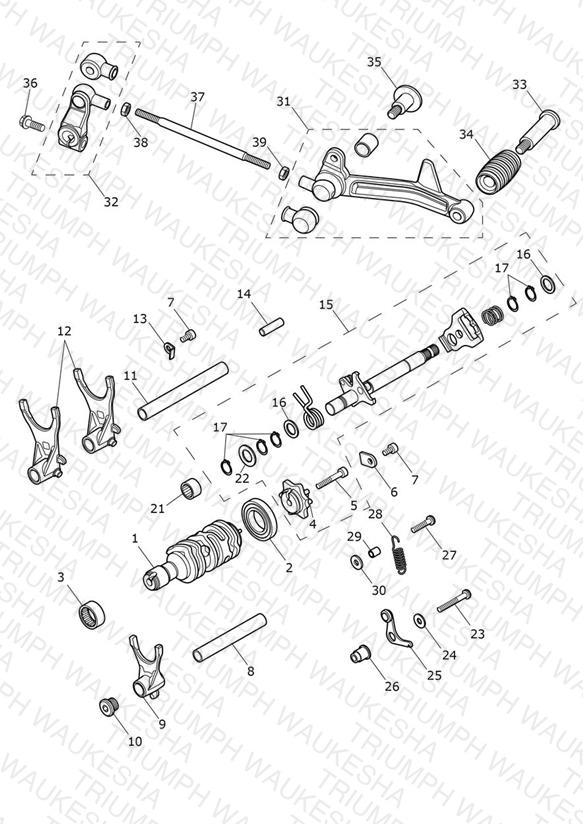 Gear Selectors & Pedal