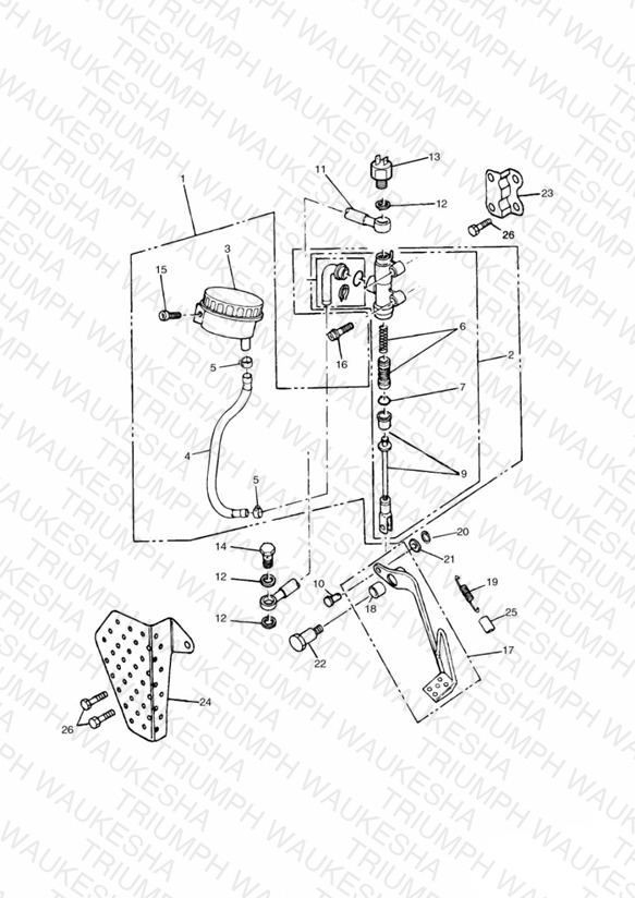 Rear Brake Master Cylinder