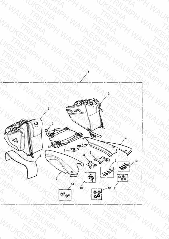 Throwover Pannier Kit