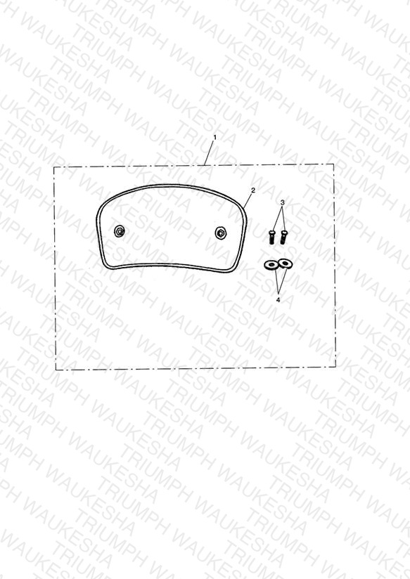 Back Rest Kit, Top Box