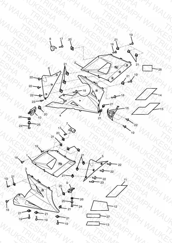 Bodywork - Lower Fairings