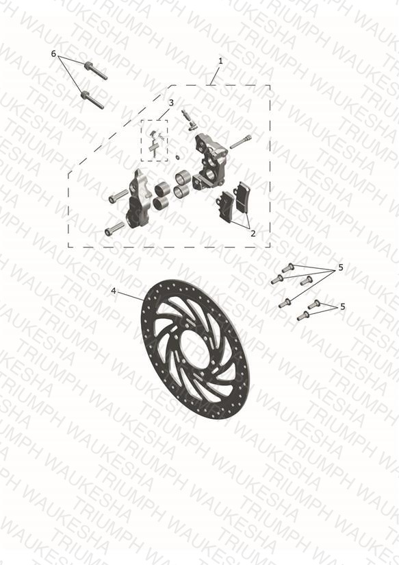 Front Caliper & Disc
