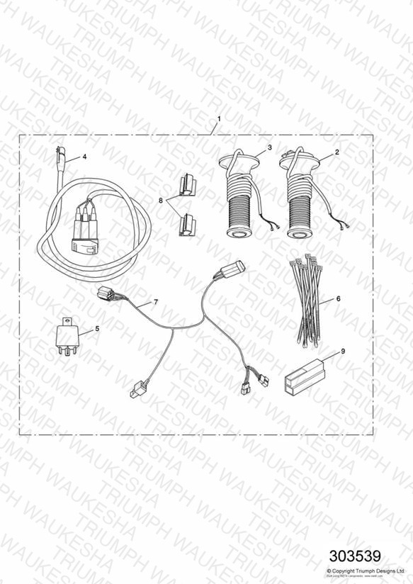 Heated Grip kit DE,ES,IT,JP,NL,SE & UK 186151 »