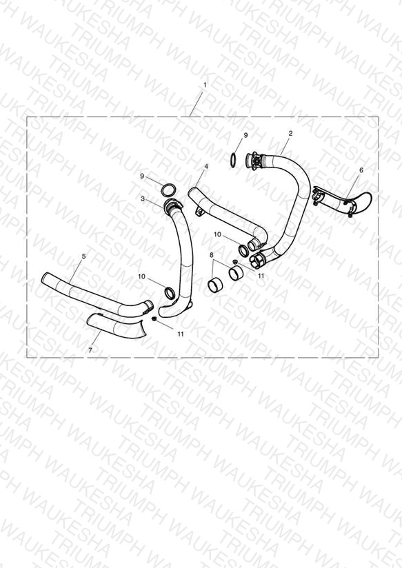 Exhaust Kit, Black