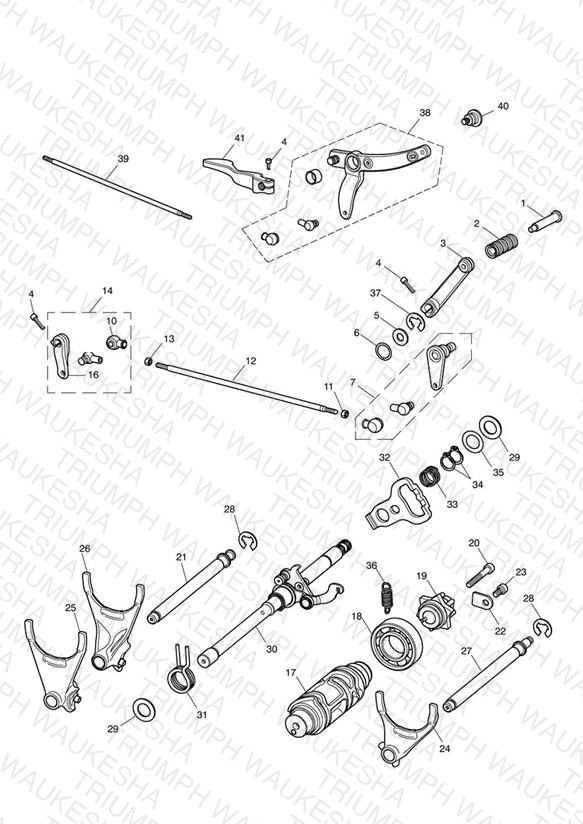 Gear Selectors & Pedal