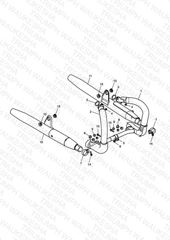 Exhaust System 281466-F2 / 279279-F4 >