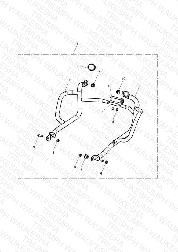 Dresser Bar Kit, Cage, Stainless Steel