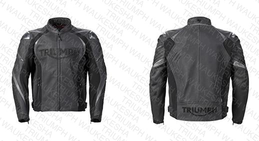 TRIPLE PERFORATED LEATHER JACKET