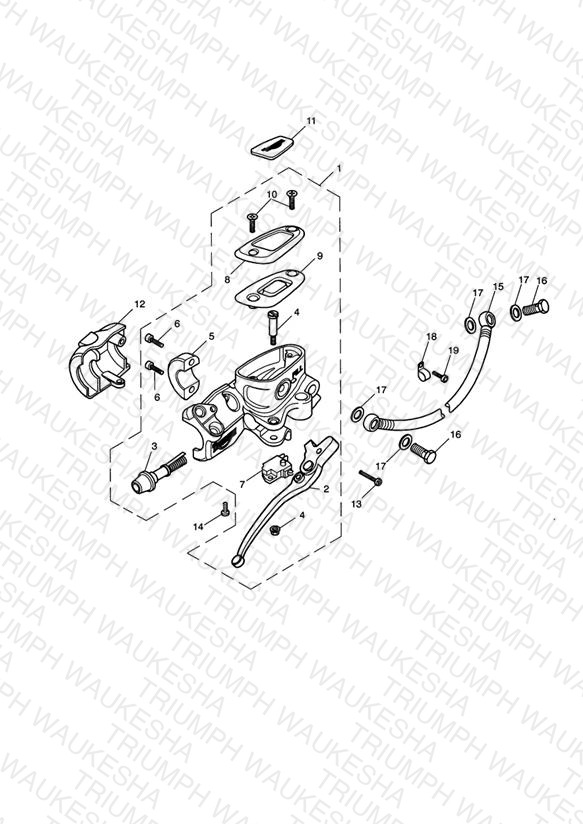 Front Brake Master Cylinder & Hoses